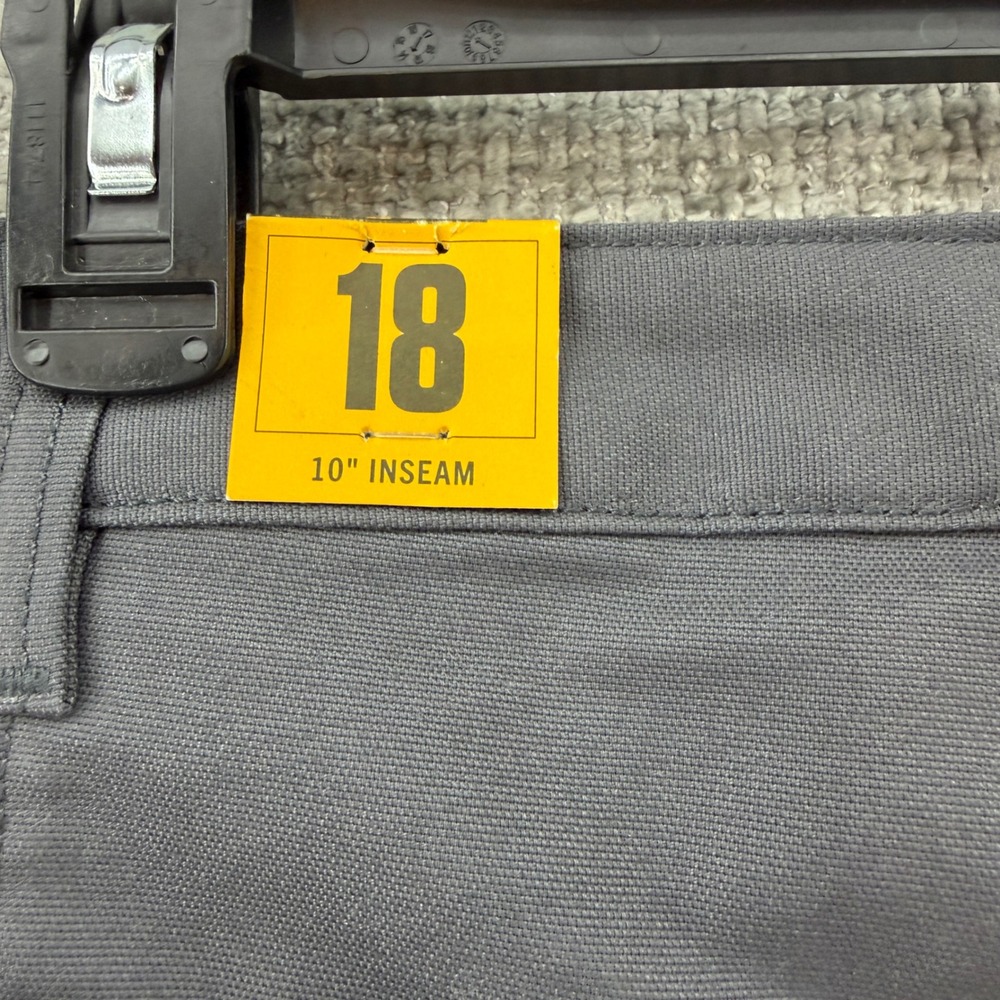Carhartt Rugged Professional Work Shorts Women's 18 Grey Canvas - Picture 4 of 7